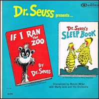 Dr. Seuss Presents If I Ran The Zoo and Dr. Seuss's Sleep Book - original 1966 vinyl