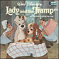 Walt Disney's Lady And The Tramp - vintage 1979 vinyl issue